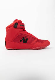 Gorilla Wear – Weight Lifting Shoes – High Tops – Red