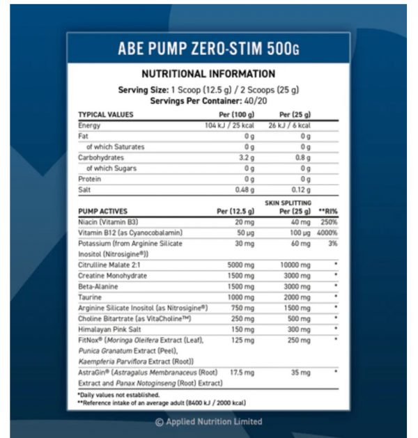 ABE Pump 500g